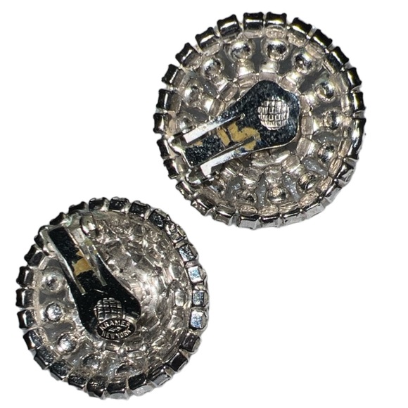 Vintage Kramer Of New York Clip On Earrings 1950’s - Picture 3 of 3